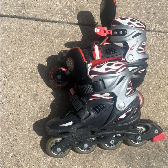 Kids Inline Skates - Black and Red - Picture 3 of 9
